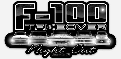F-100 TakeOver Night Out Decal