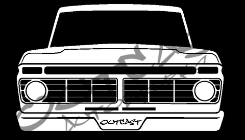1973-75 Ford F-100 Vinyl Decal