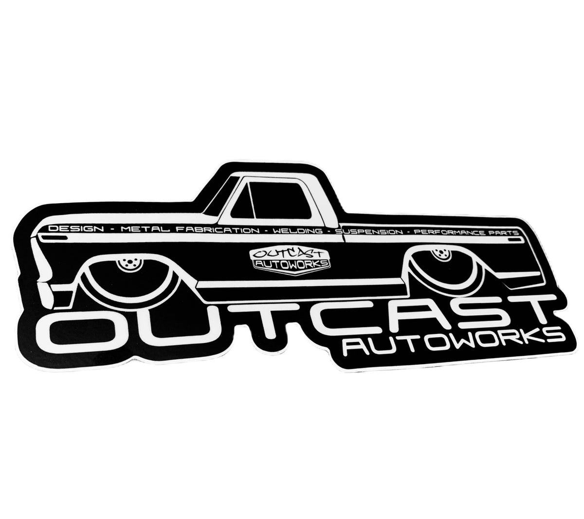 8” Shop Truck Decal – outcastautoworks